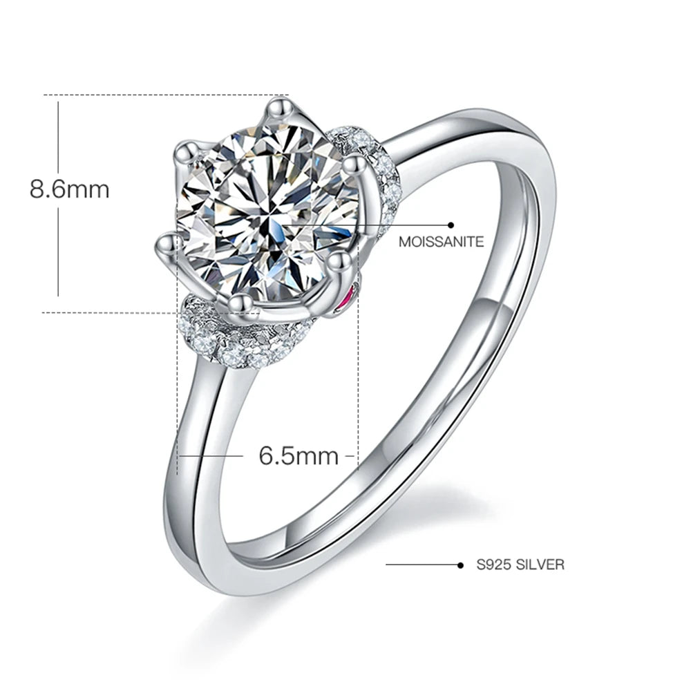 Eternal Vow Moissanite Engagement Ring